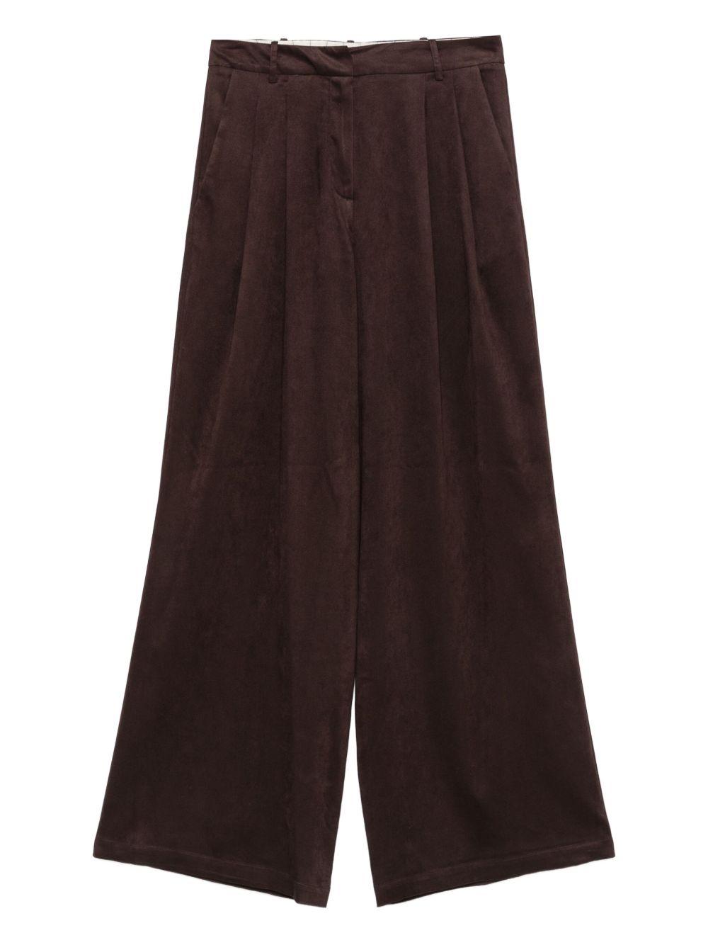 pantalone donna marrone 165130A5042 CHOCO ALYSI 