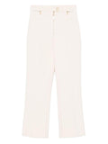 Pantaloni a Taglio Dritto con Zip