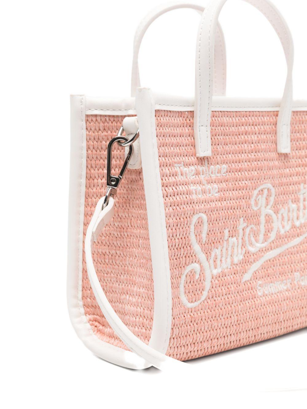 Borsa tote mini in paglia con tracolla VIVM001 00373L MC2 SAINT BARTH 