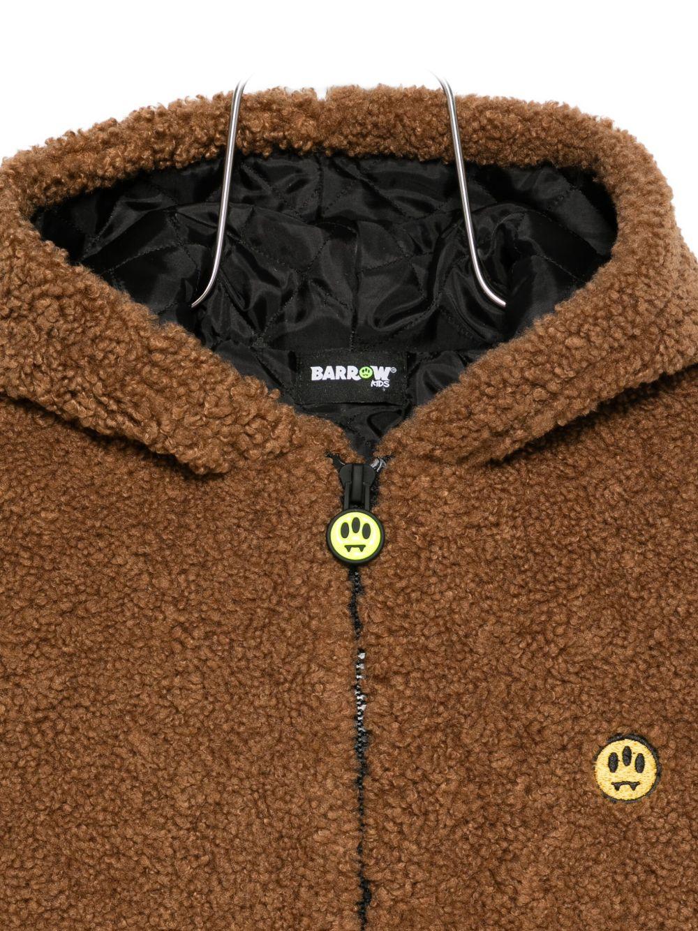Giubbino con Cappuccio Motivo Smile F5BKJUJK129 307 BARROW KIDS 