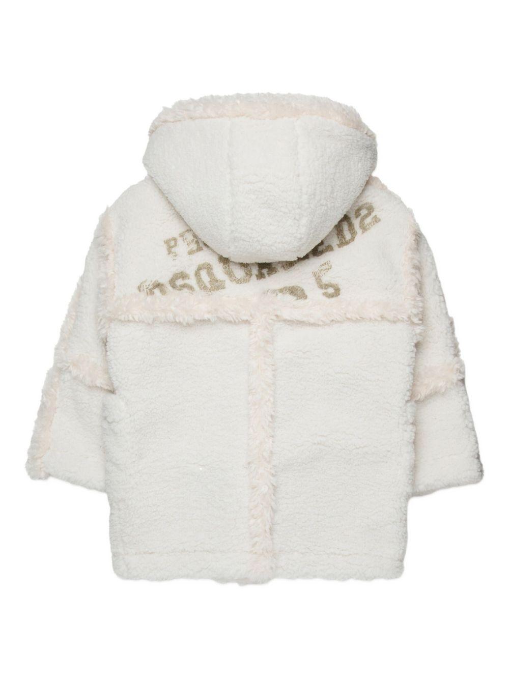 Giacca in Shearling con Logo DQ3045D0AE7 DQ102 DSQUARED KIDS 
