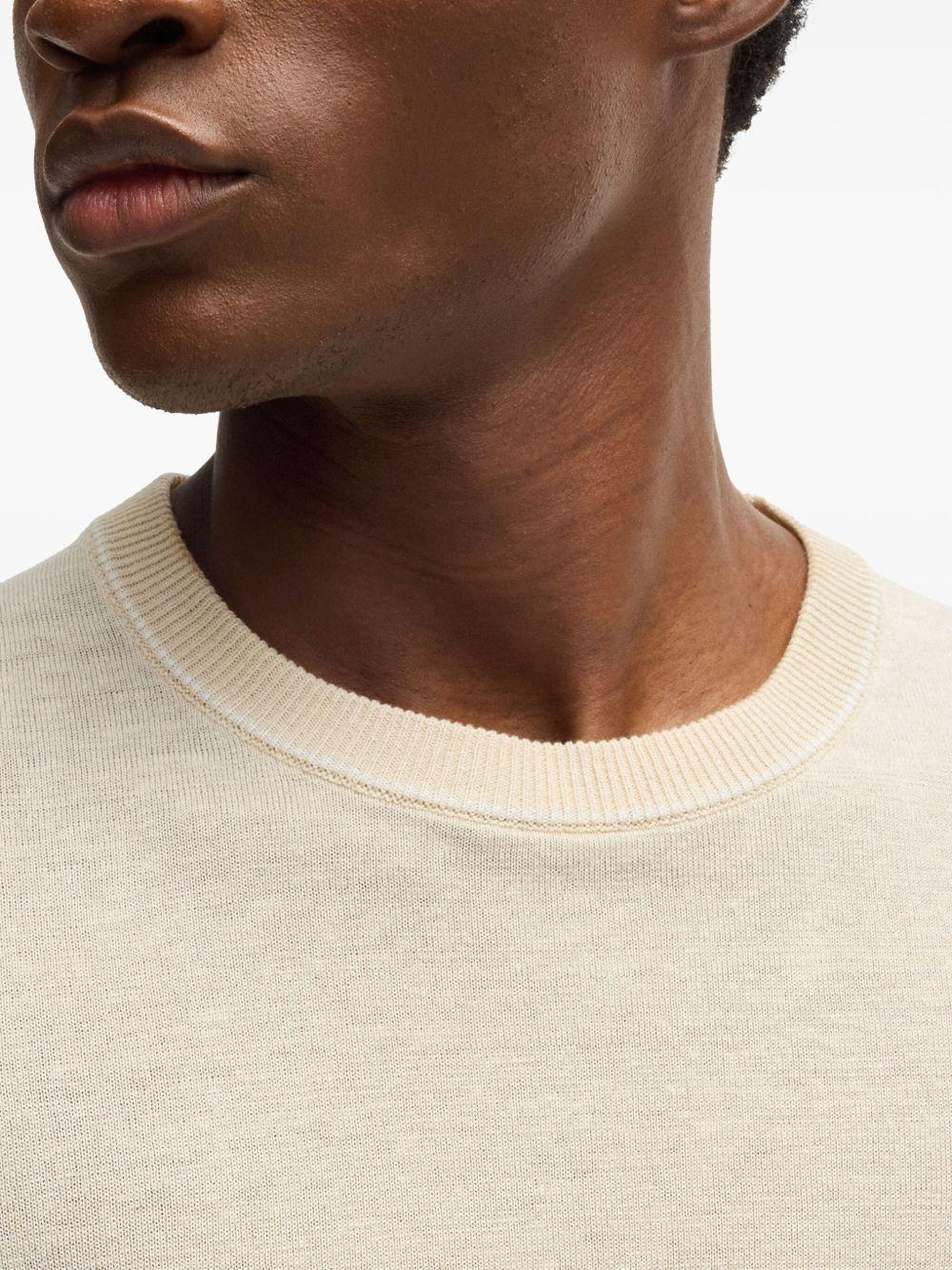 T-shirt in maglia hi jiovanni natural