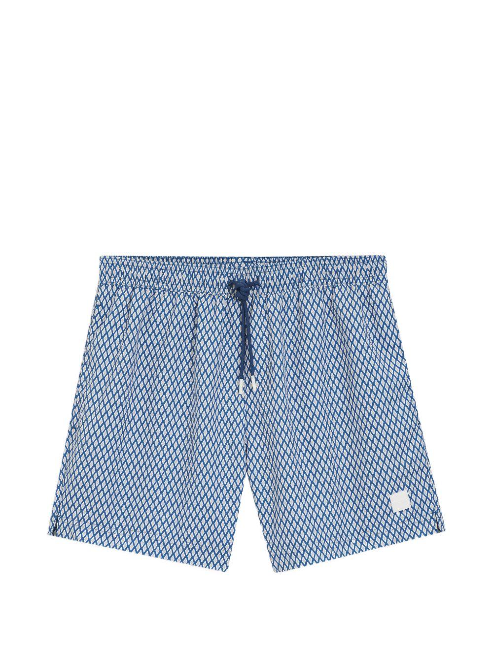 Shorts da mare con motivo geometrico 50518968 462 BOSS 
