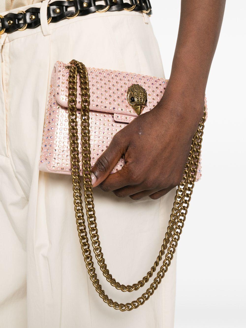 Borsa a spalla con borchie e tracolla a catena 5018153 609 KURT GEIGER 