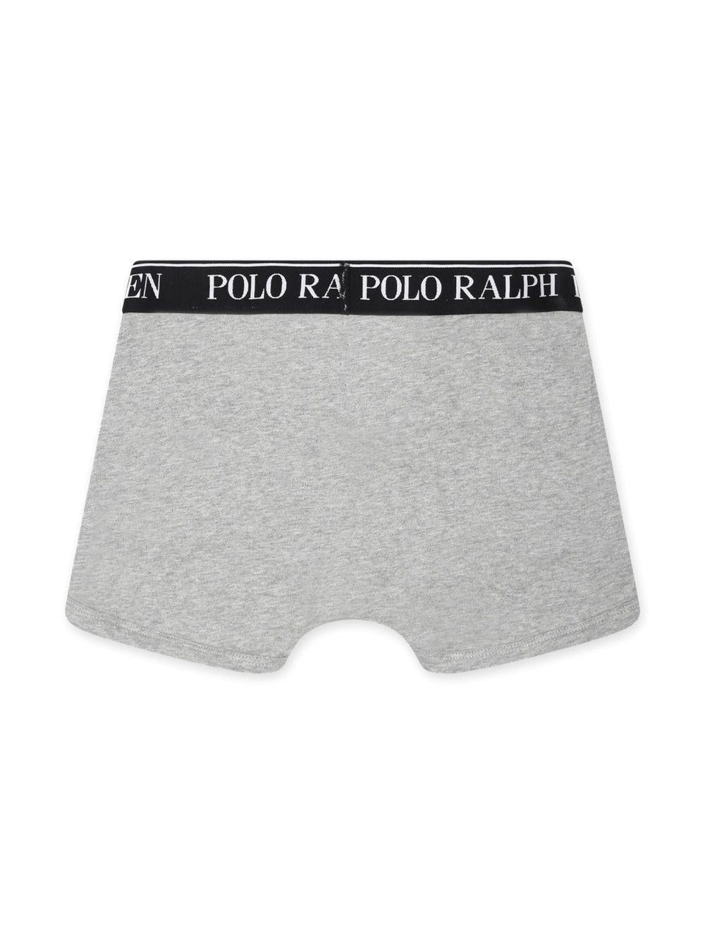 Boxer in Cotone Elasticizzato con Banda Logo 9P5015 K0O POLO RALPH LAUREN KIDS 