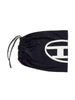 Sacca con copricostume top nero Oval-D