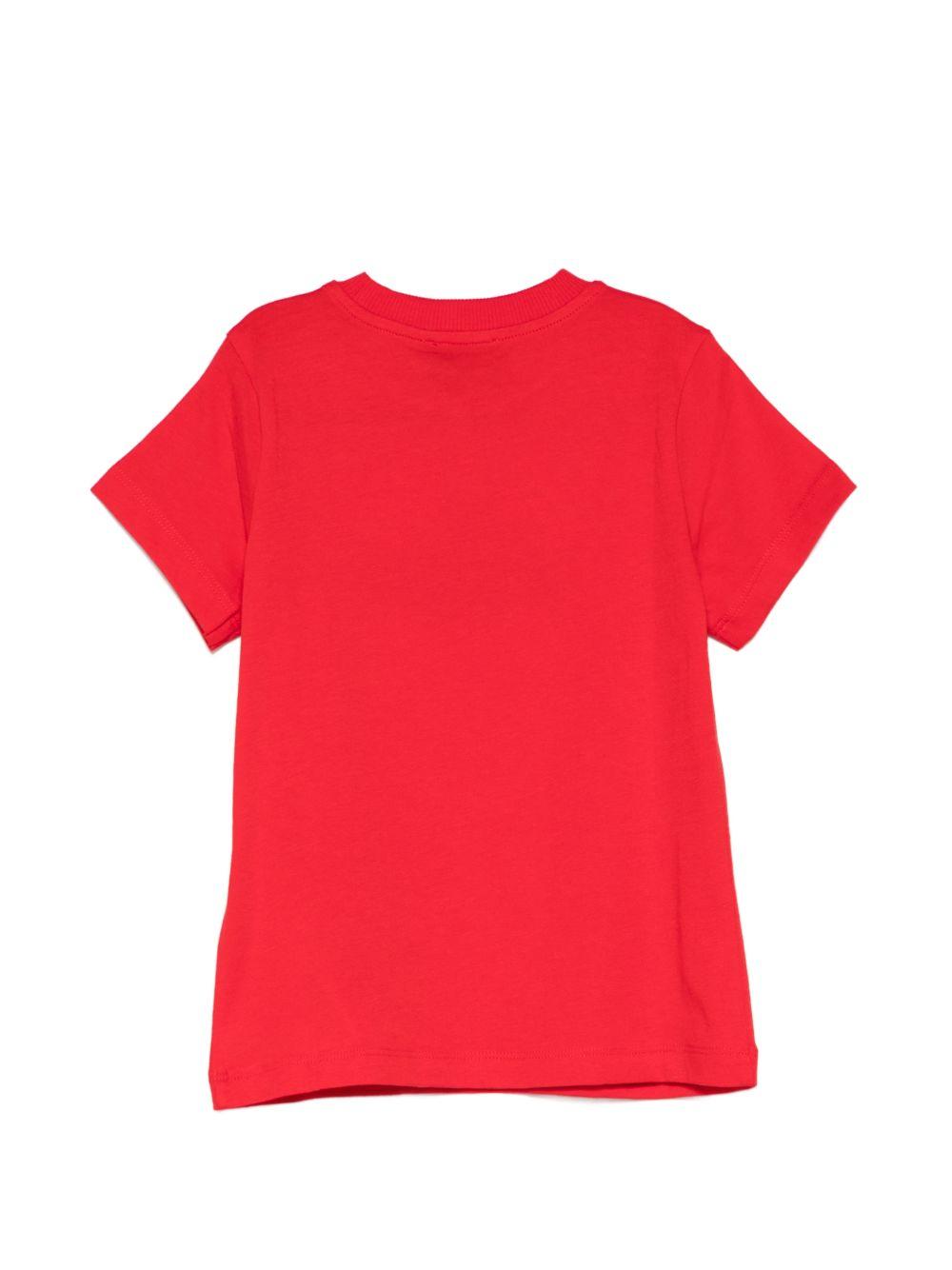 T-shirt con logo Teddy Bear HZM058LAA03 50109 MOSCHINO KIDS 