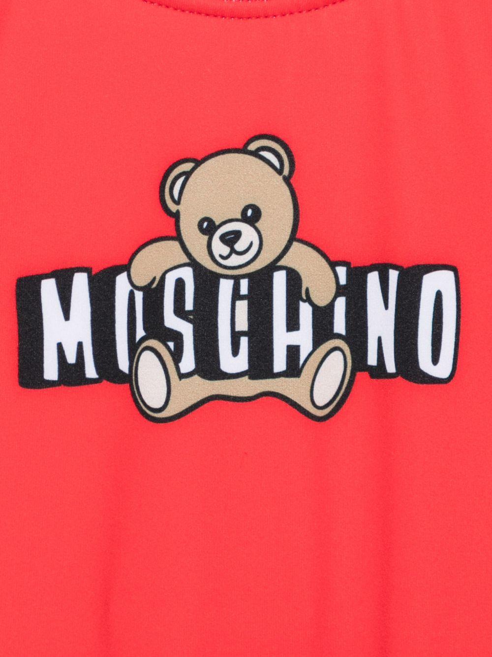 Costume intero con logo H2L00BLKA11 50109 MOSCHINO KIDS 