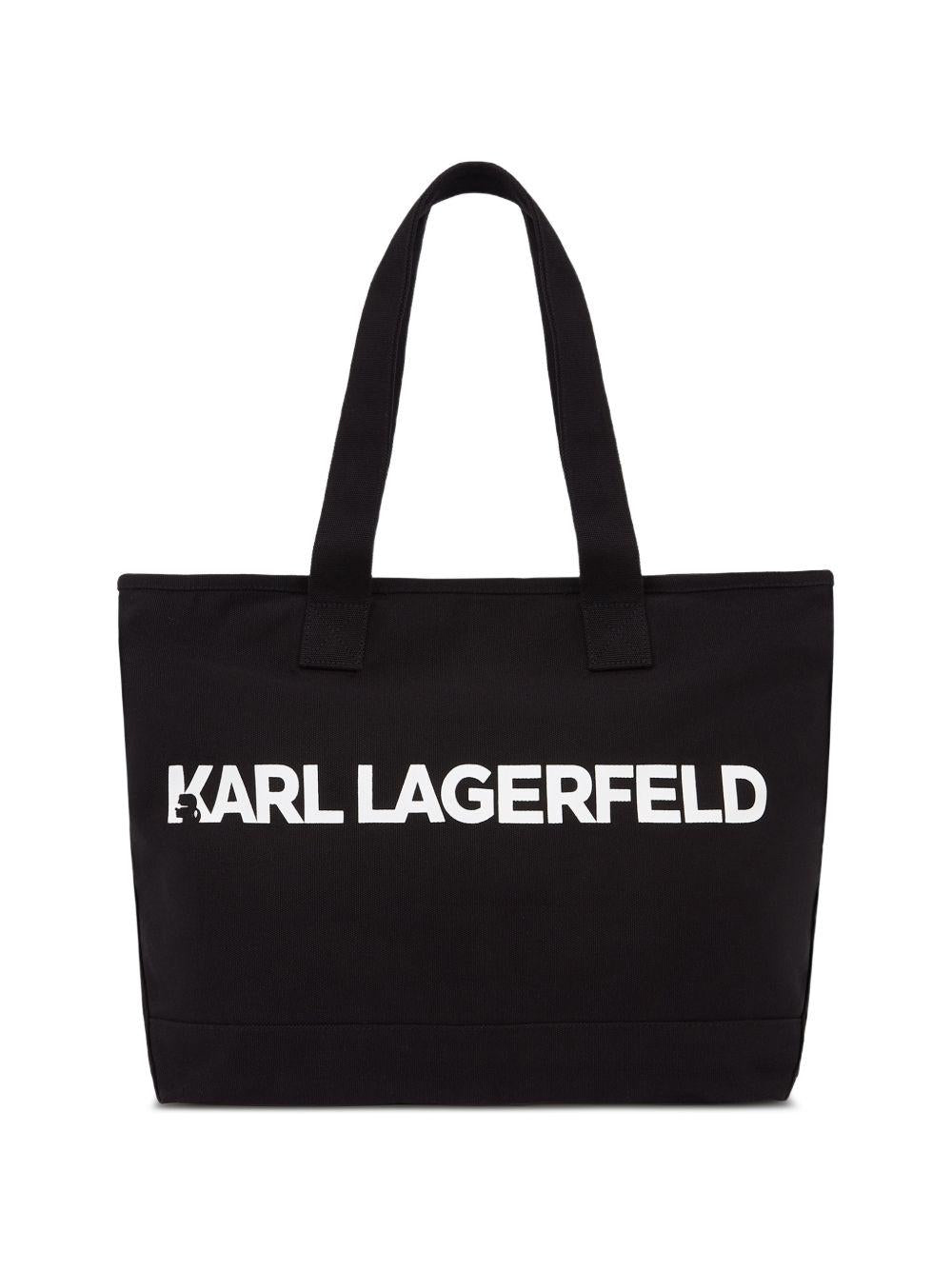 Borsa tote in cotone con logo B2M50100 999 KARL LAGERFELD 