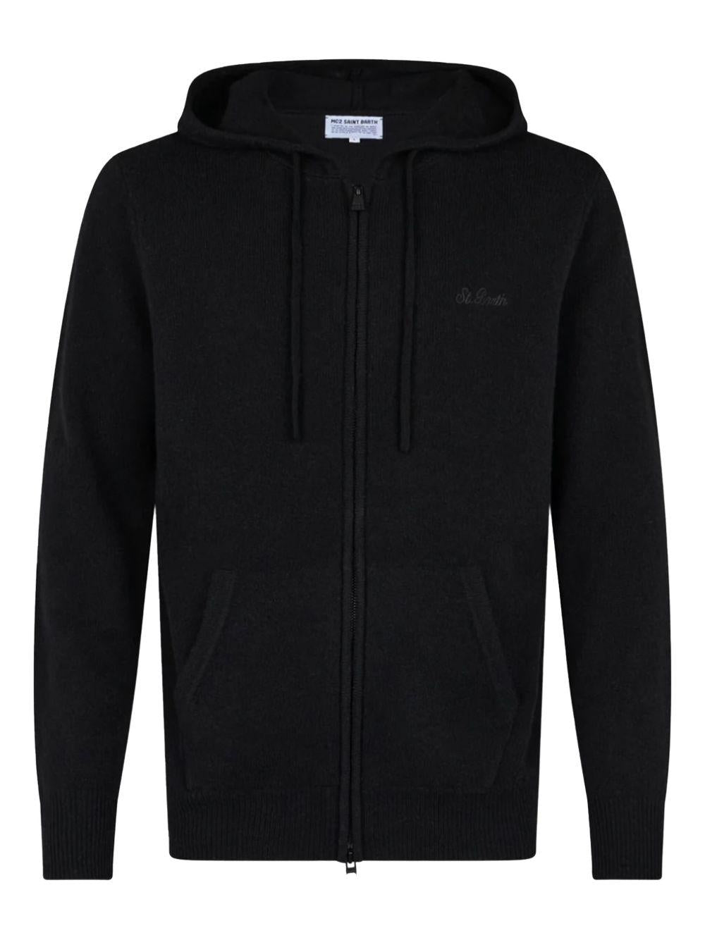 Cardigan notting nero NOT0001 00810G MC2 SAINT BARTH 
