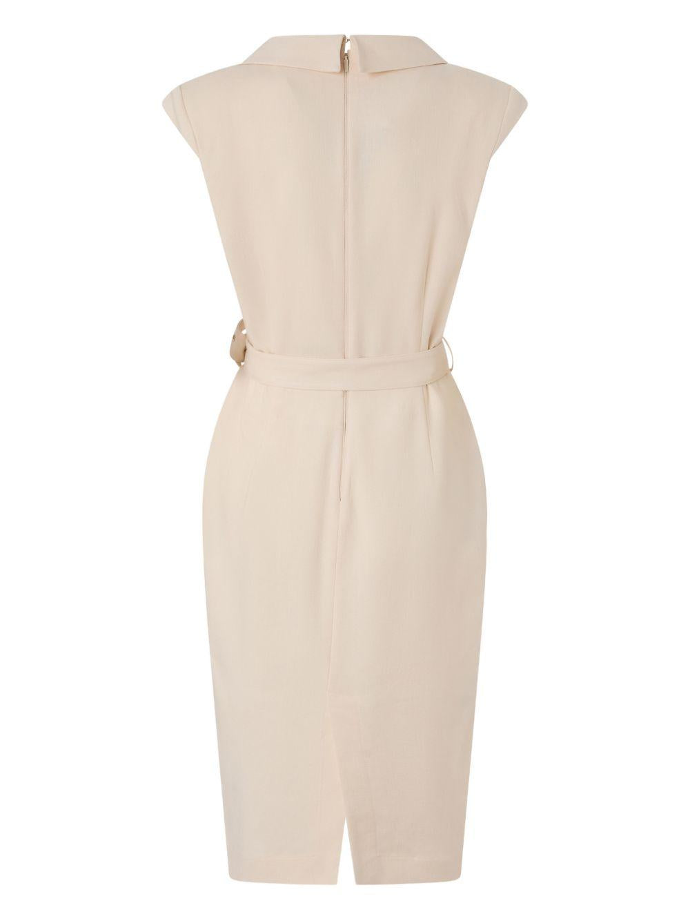 Abito blazer in viscosa con cintura 106565A2W6 C00 PINKO 