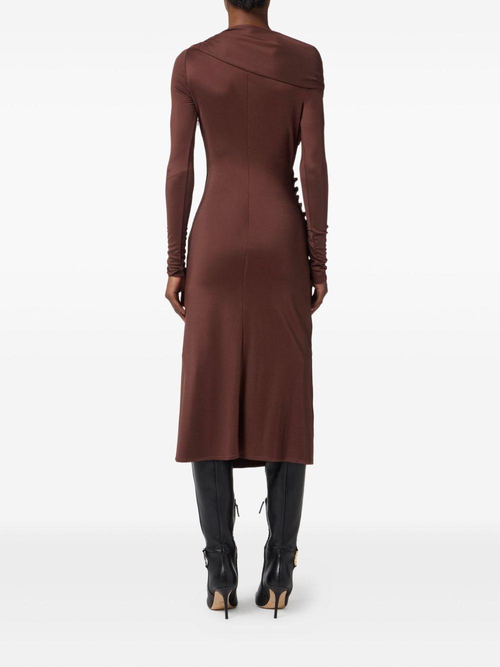 Abito Midi Drappeggiato AB82257E2 EA3 ELISABETTA FRANCHI 