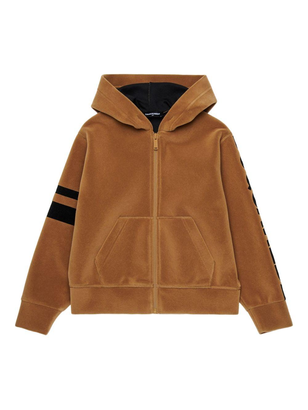 Felpa con Cappuccio e Zip DQ3001D0AF8 DQ721 DSQUARED KIDS 