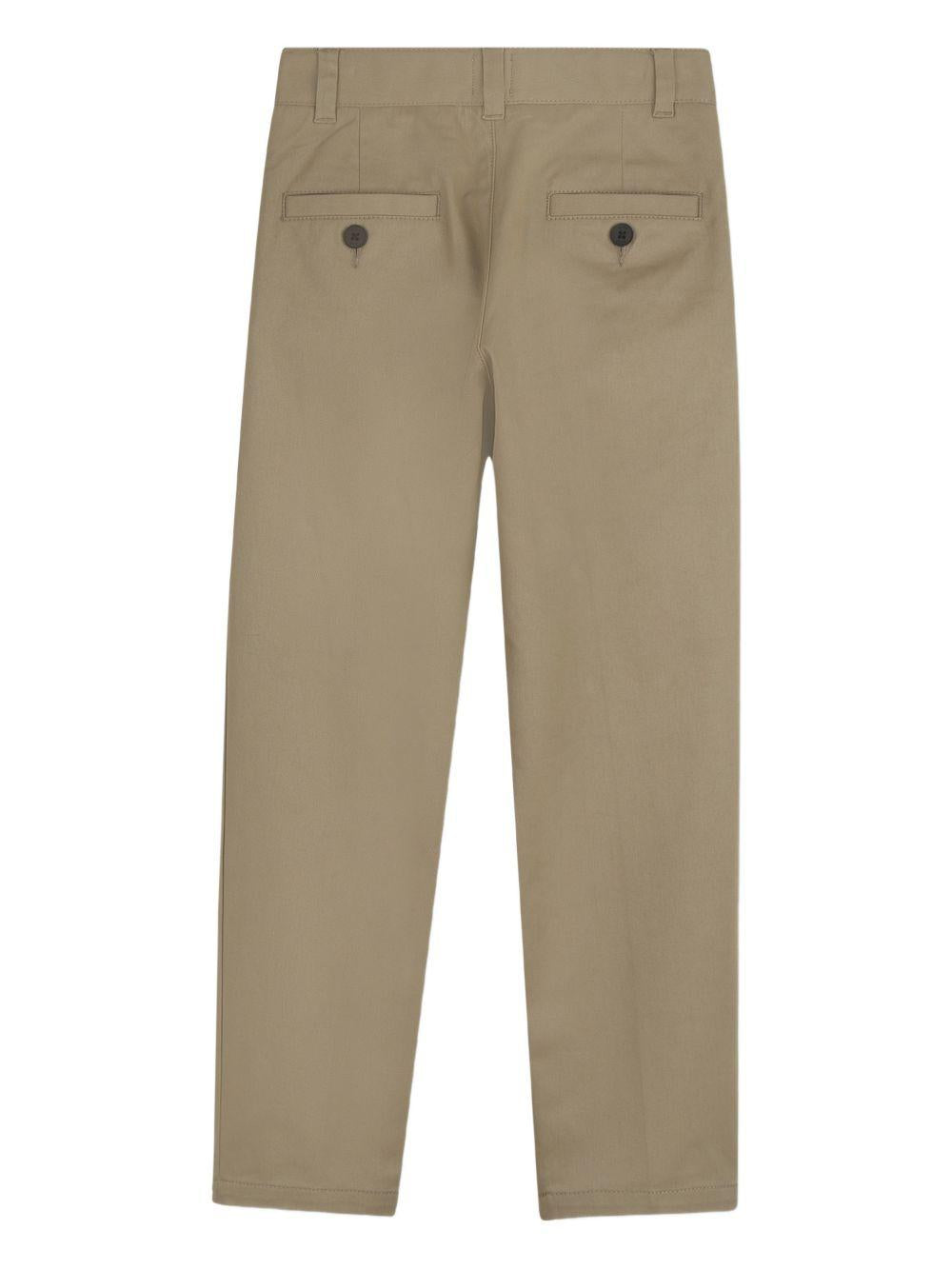 Pantaloni in cotone con tasche J52912 295 BOSS KIDSWEAR 