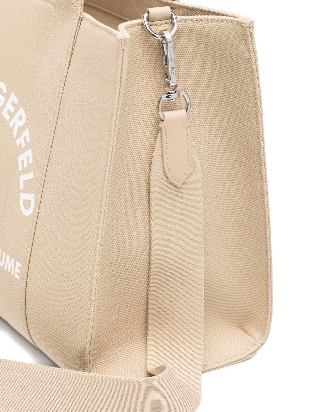 Tote bag con logo e tracolla staccabile A1W50010NN 4025 KARL LAGERFELD 