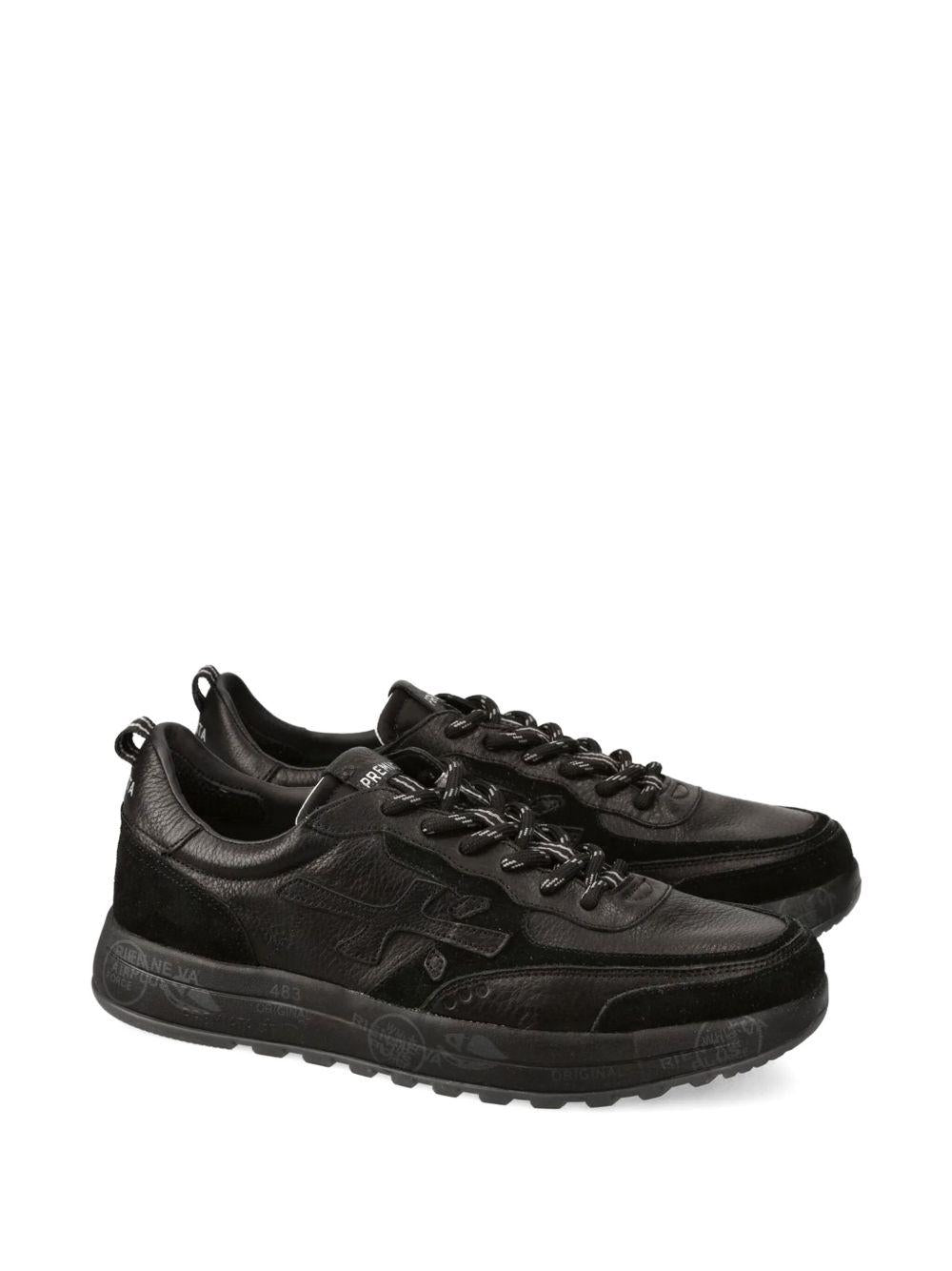Sneakers Nous in Pelle Nera NOUS 7732 PREMIATA 