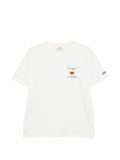 T-shirt in cotone organico con ricamo