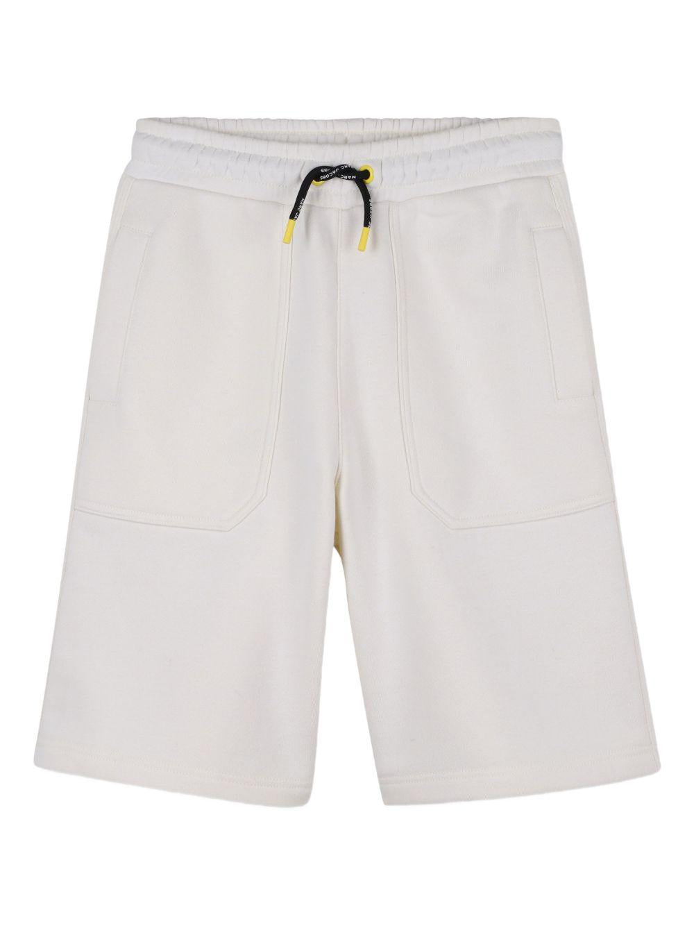 Shorts in cotone con coulisse W60788 N05 MARC JACOBS KIDS 