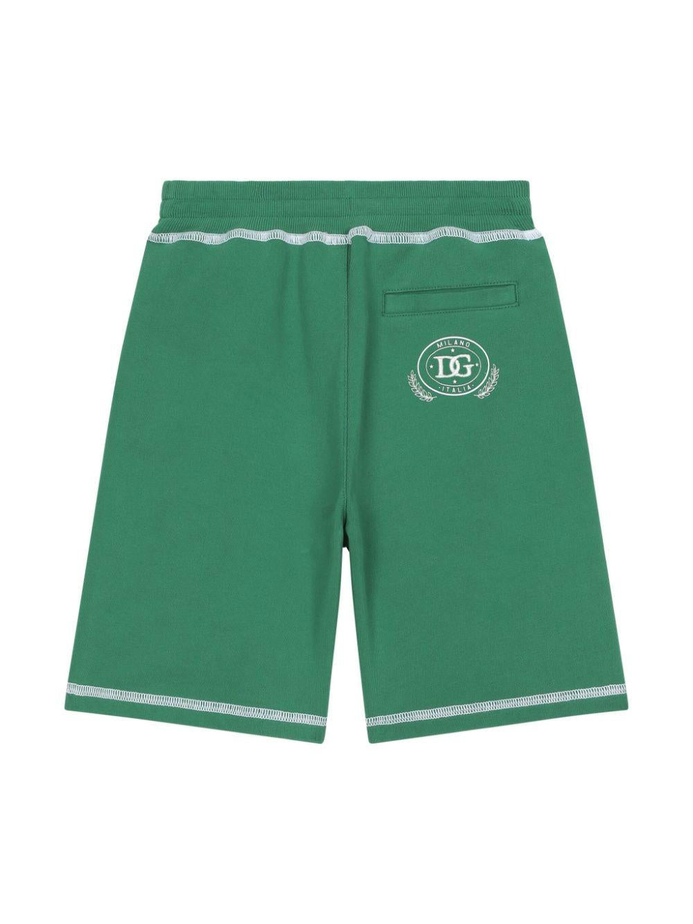 Bermuda verde scuro logo retro