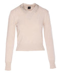 Silver sweater with crystals