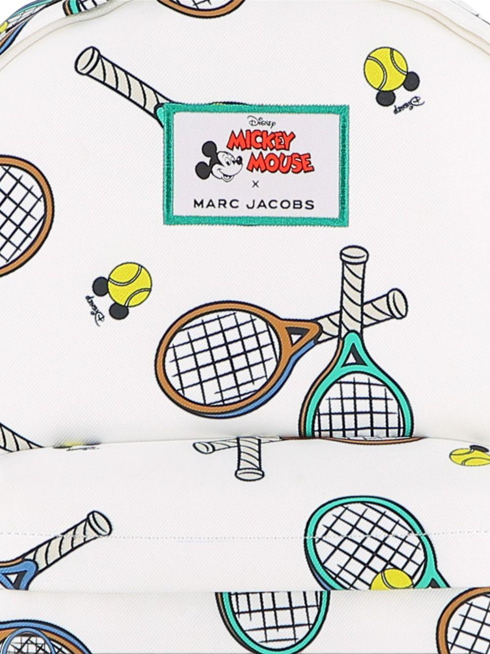 Zaino con stampa tennis e Mickey Mouse W60854 126 MARC JACOBS KIDS 