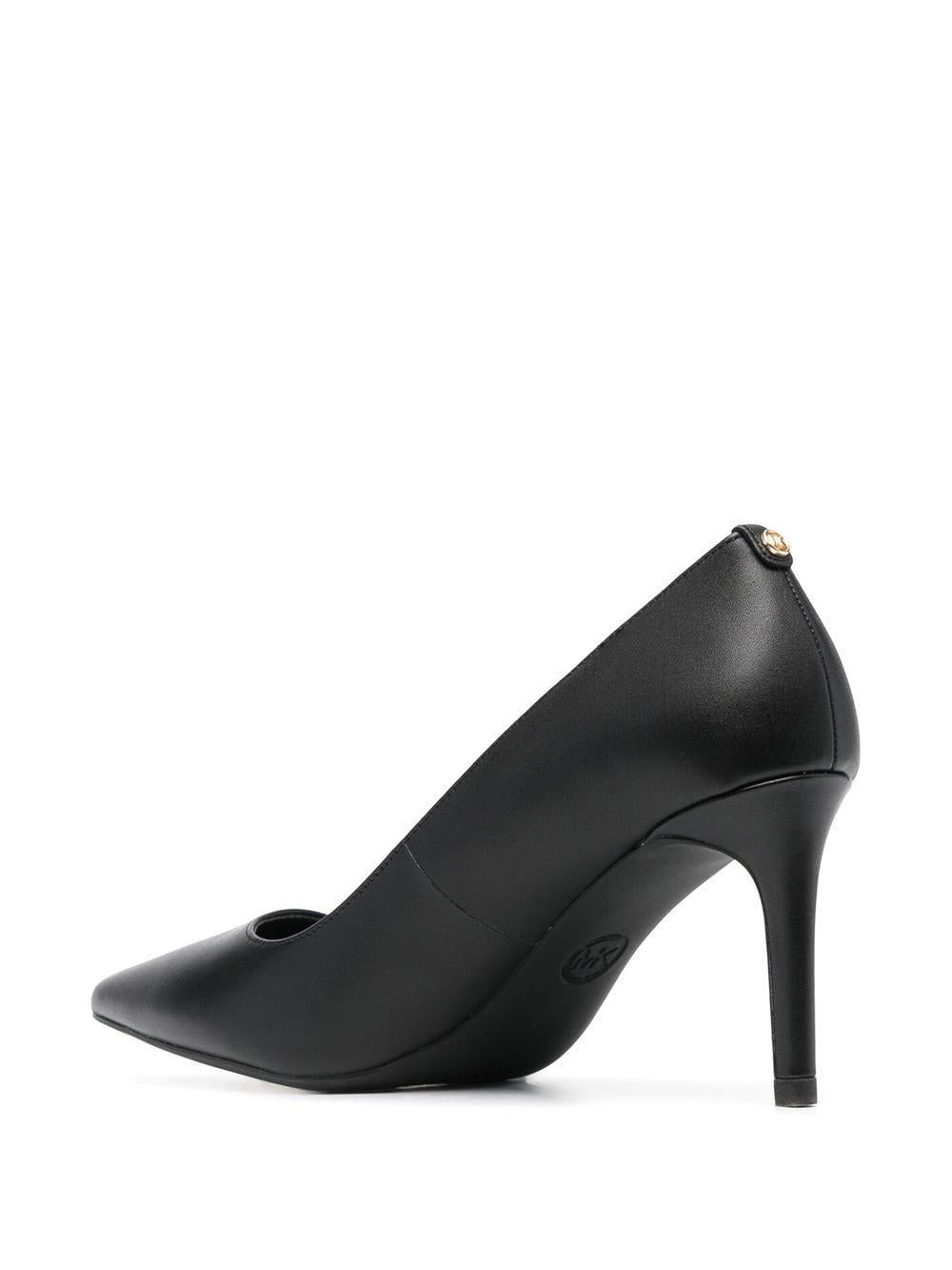 Decolltè nero in pelle opaca 40F2HNMP2L NERO MICHAEL KORS 