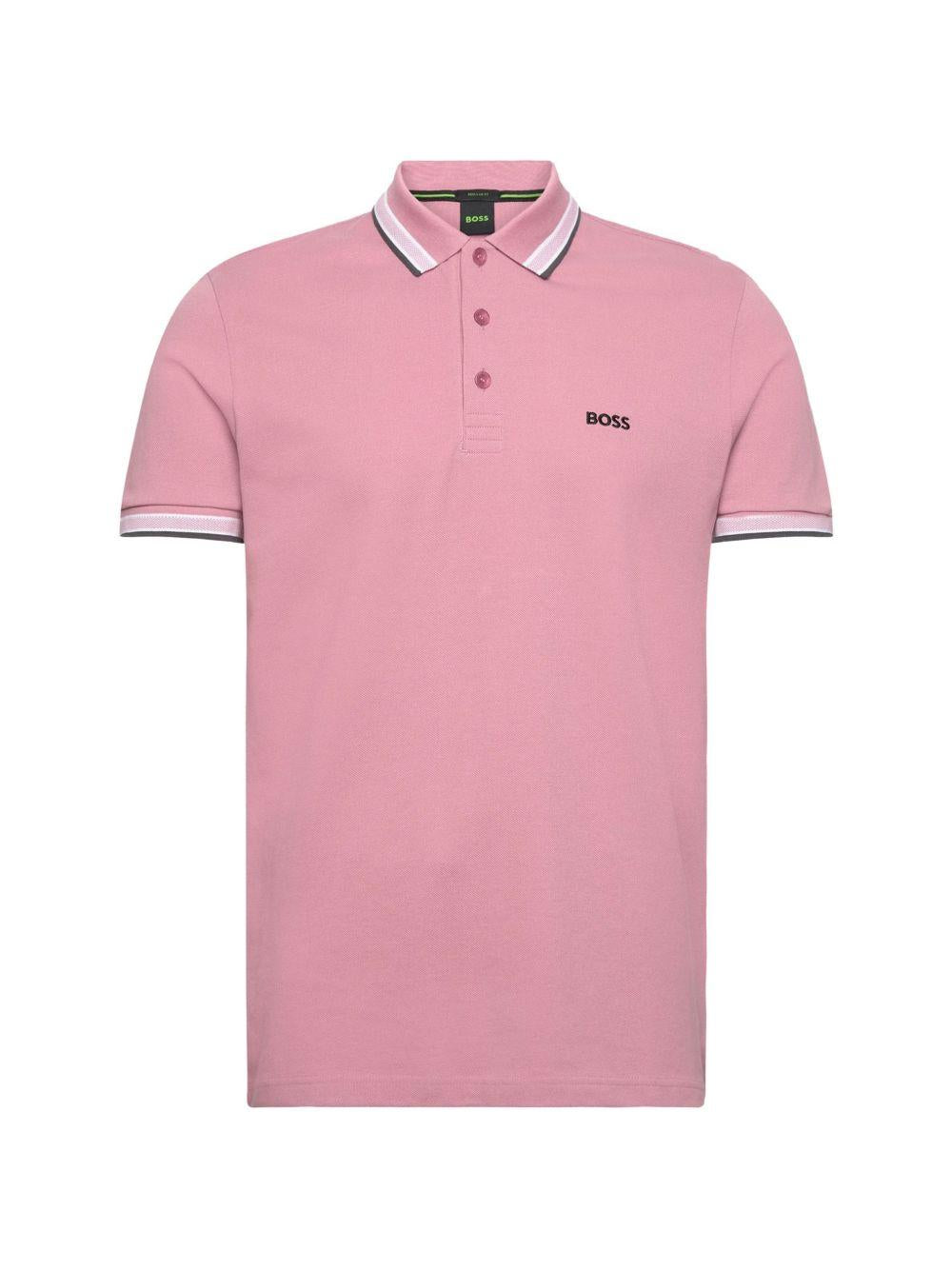 Polo con placca bottoni 50469055 686 BOSS 