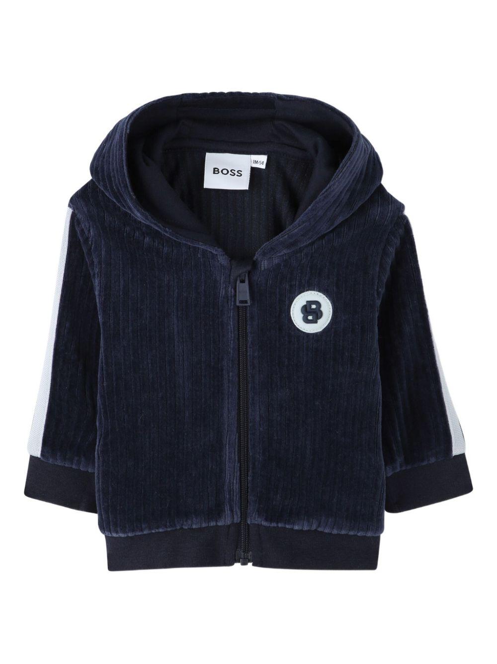 Completo Sportivo con Dettagli a Coste J52532 849 BOSS KIDS 