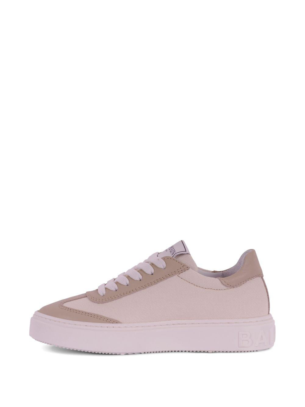 Sneakers con suola platform BY0Q16Z3746 102BG BALMAIN KIDS 
