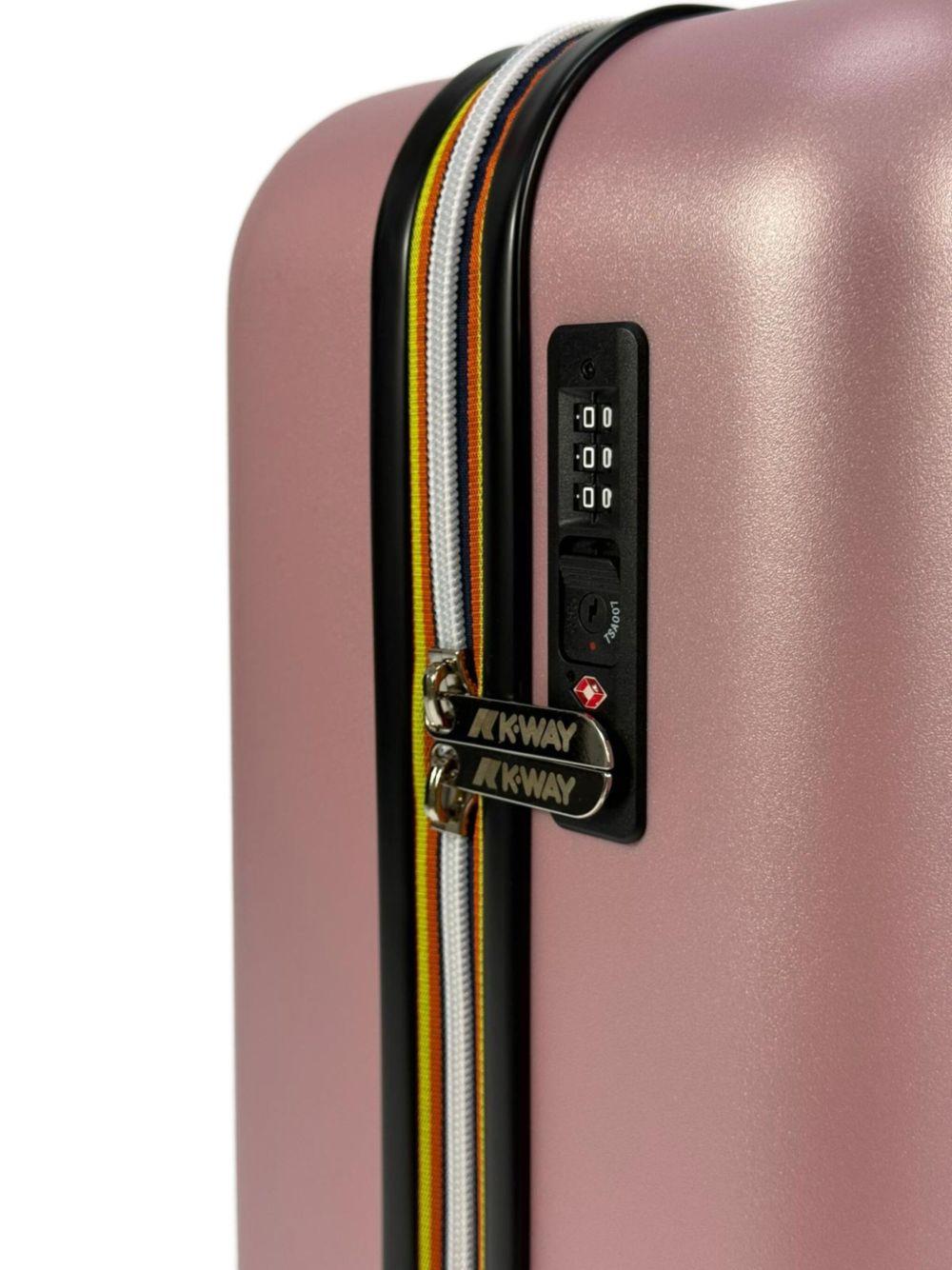 Valigia con Logo Goffrato e Chiusura a Combinazione K81372W WDV K-WAY 