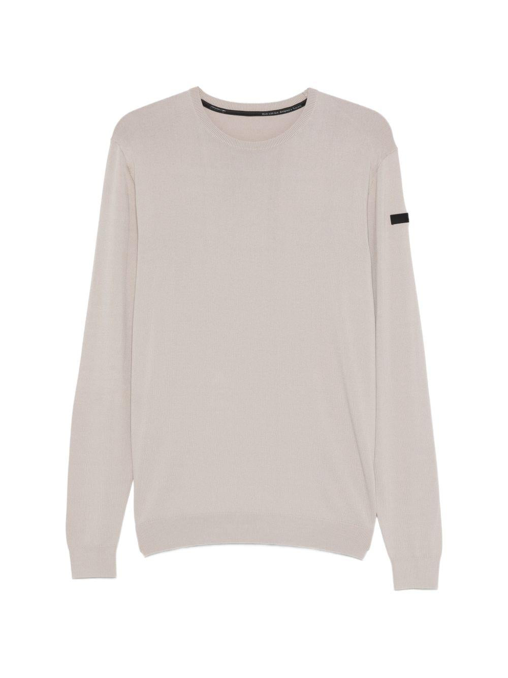 Maglia girocollo con dettaglio nero 26104 85 RRD 