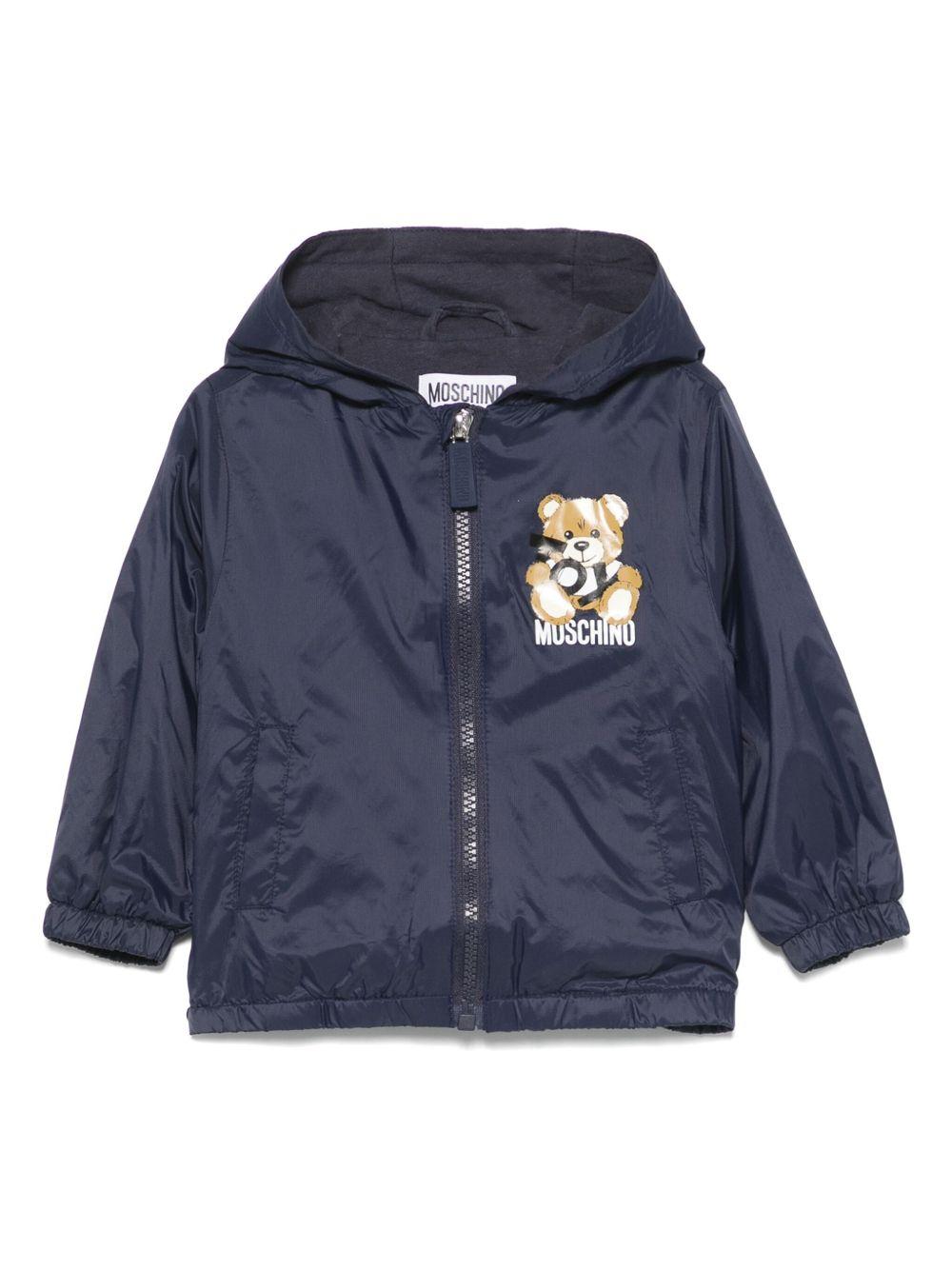 Giubbino blu teddy toy petto neonato