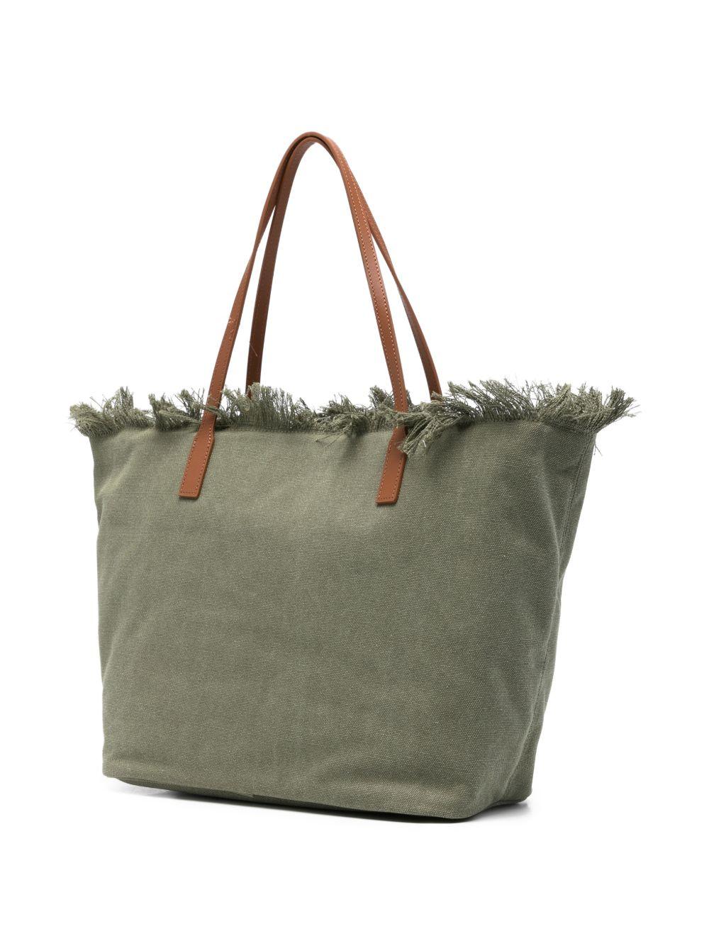 Borsa shopping con frange CBF0001 00587L MC2 SAINT BARTH 