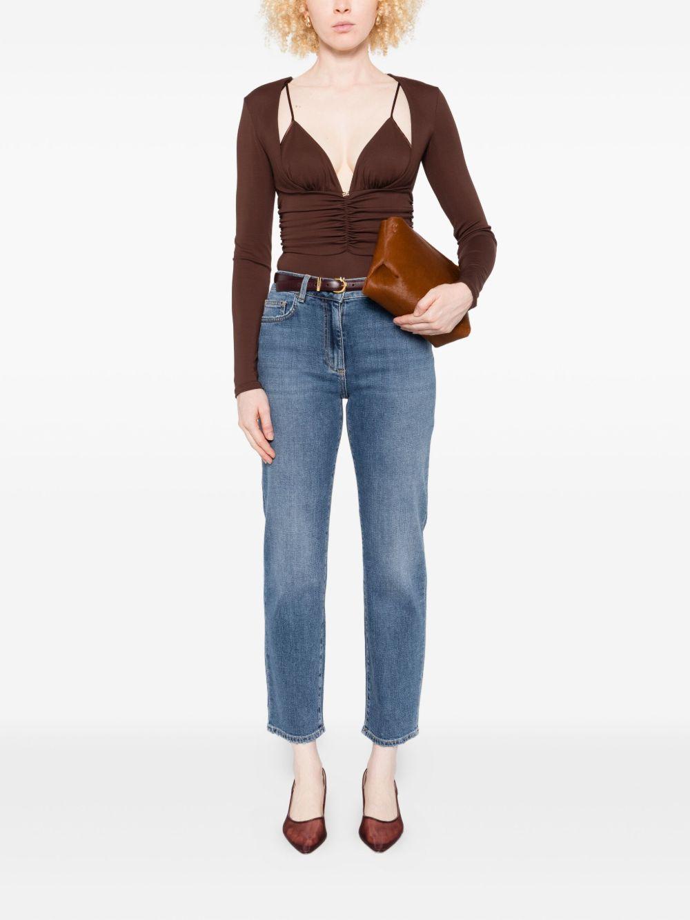 Jeans Dritti a Vita Media PJ07N56E2 192 ELISABETTA FRANCHI 