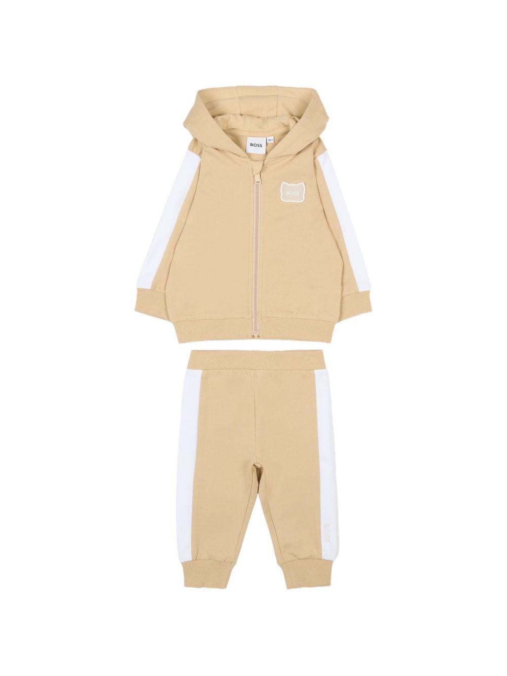 Completo sportivo con felpa con zip J53051 249 BOSS KIDSWEAR 