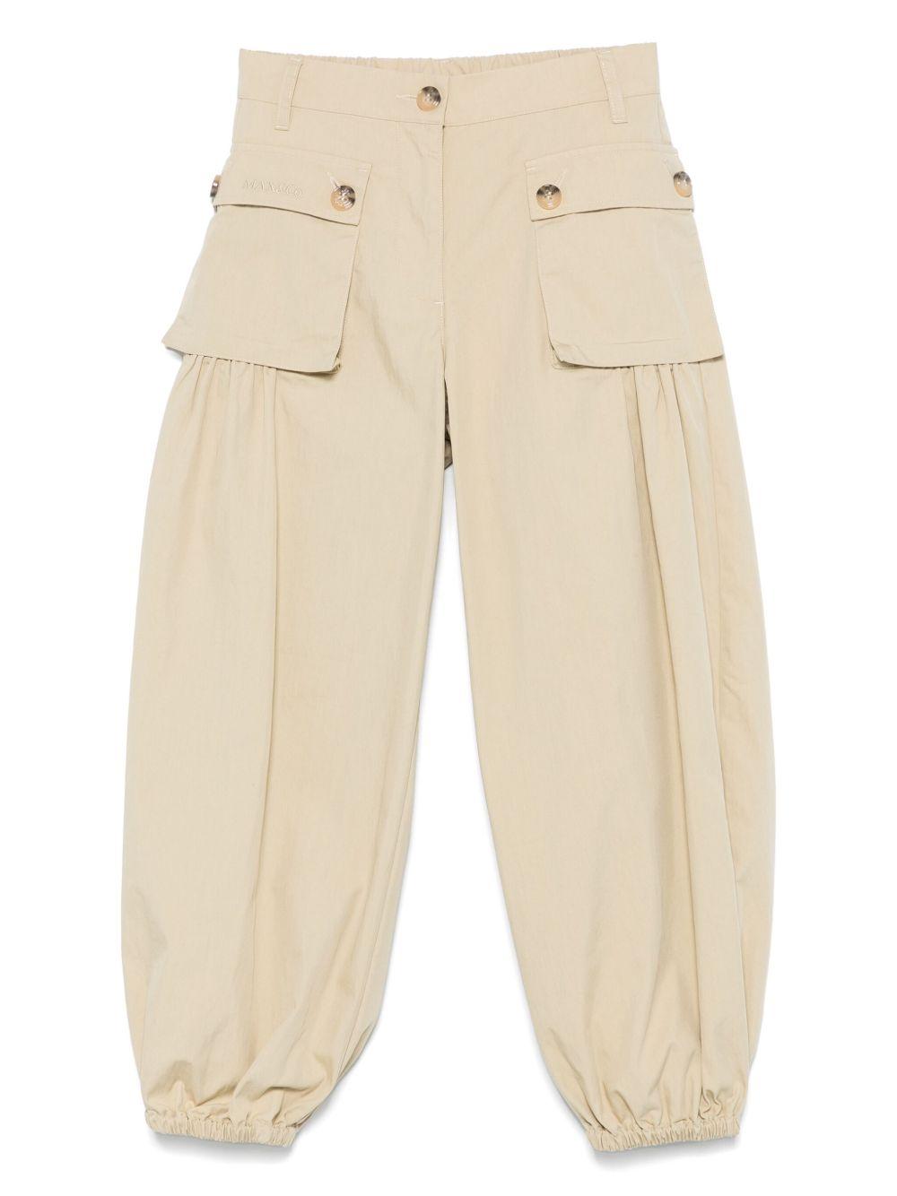 Pantalone beige cargo baloon MX0133MX075 MX703 MAX&CO. KIDS 