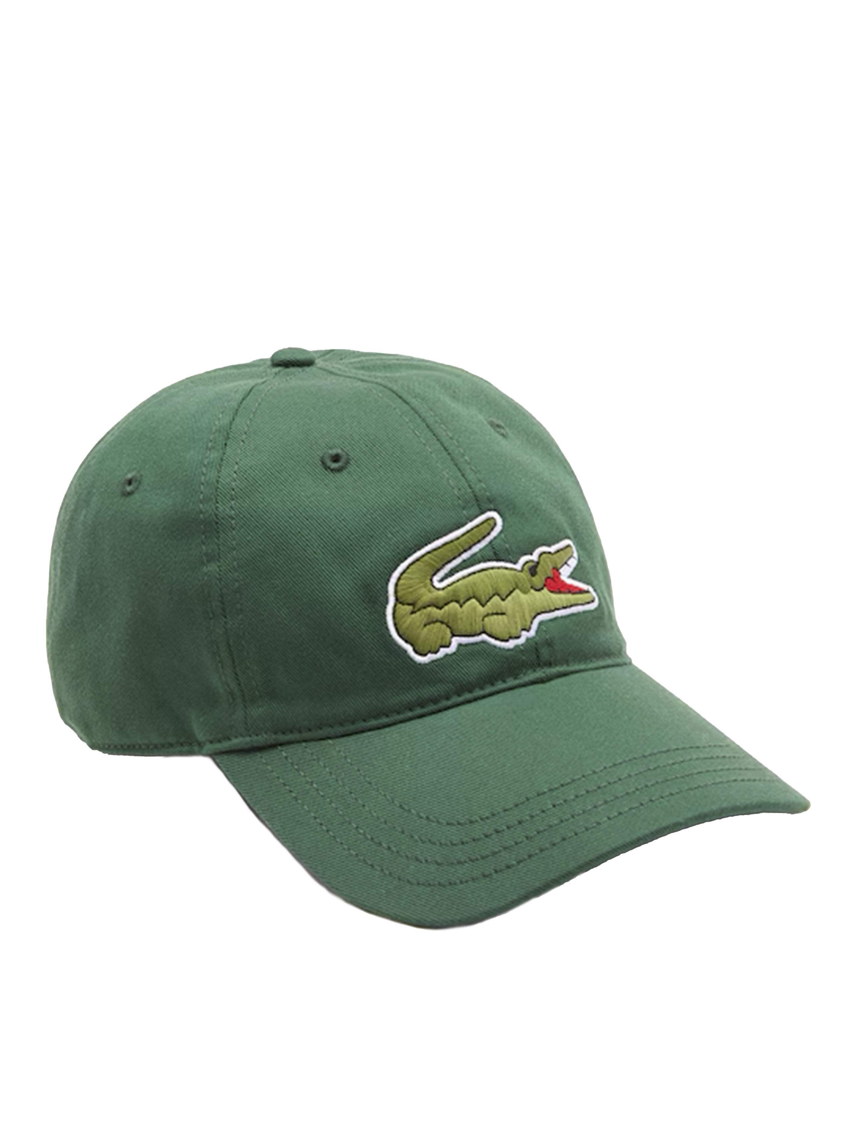 Cappello unisex verde big logo RK9871 132 LACOSTE 