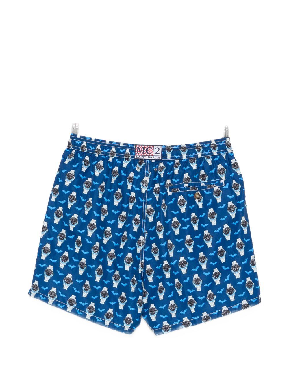 Boxer mare in poliestere riciclato con stampa LIG0003 07899L MC2 SAINT BARTH 