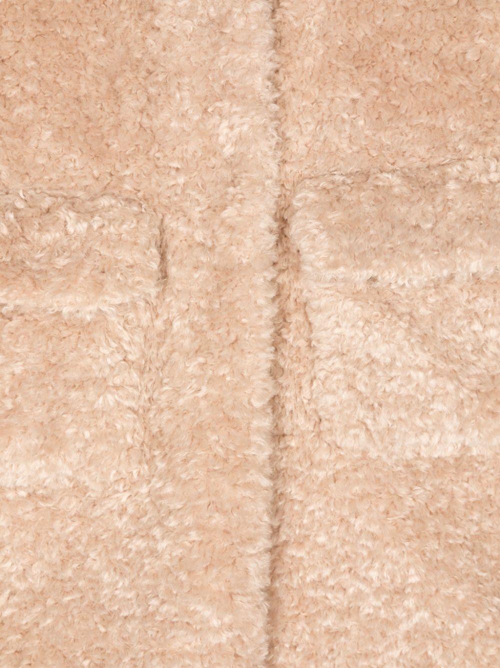 Cappotto shearling beige