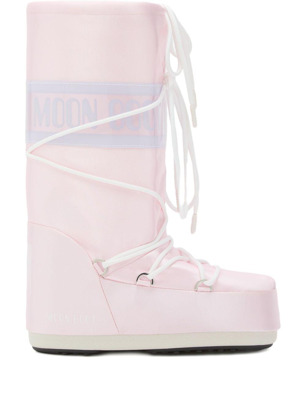 Moon Boot Kids Stivali con lacci con logo e fascia 80D1403060 J032 MOON BOOT 
