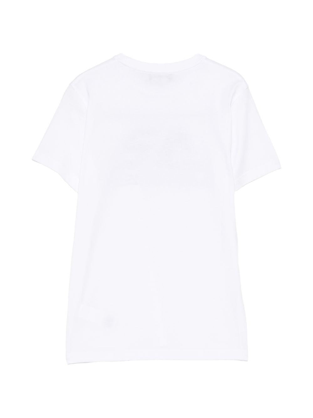 T-shirt in cotone girocollo DQ3163D0015 DQ100 DSQUARED KIDS 