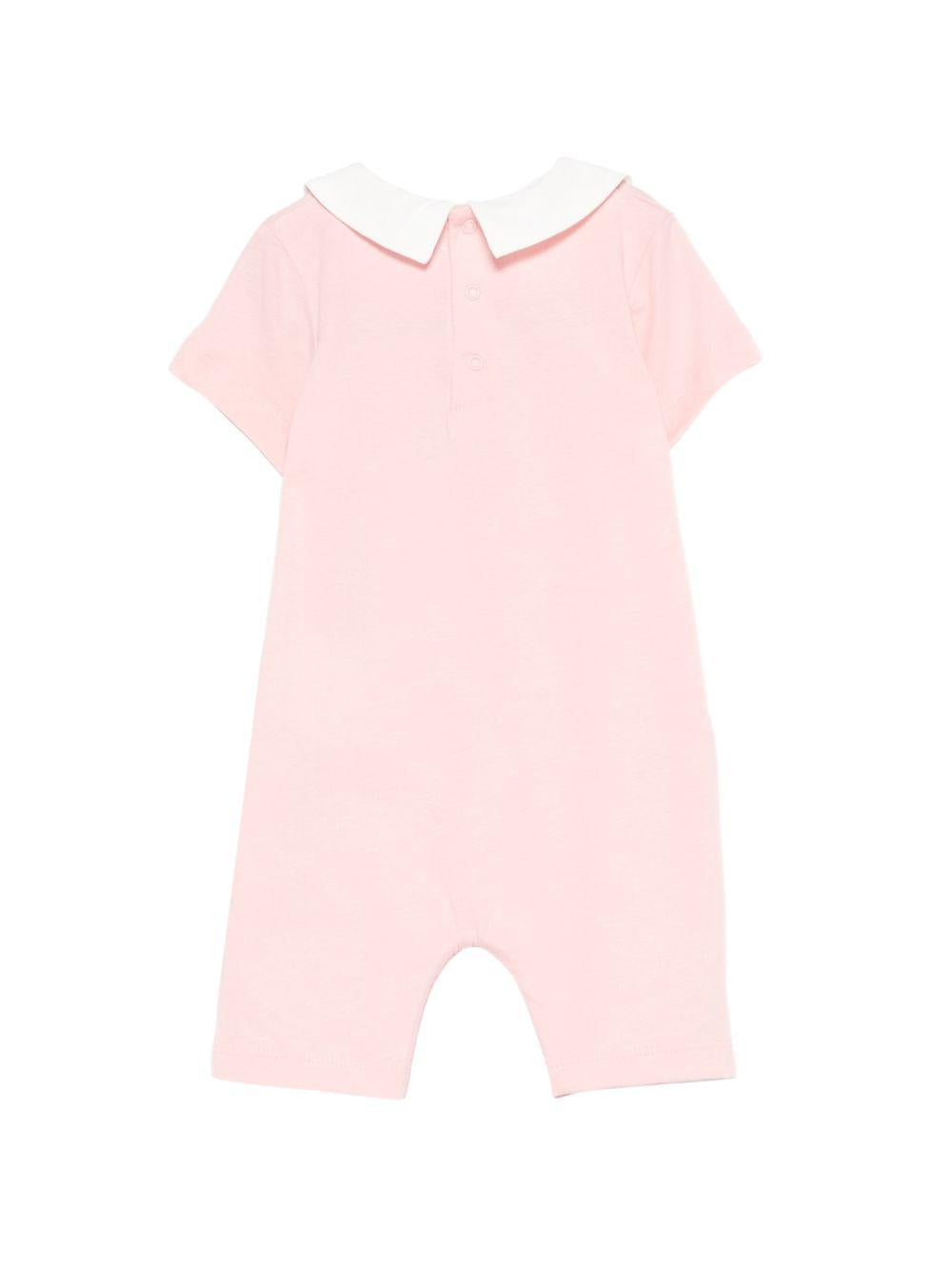 Tutina cipria con colletto MUT04NLAA03 50209 MOSCHINO KIDS 