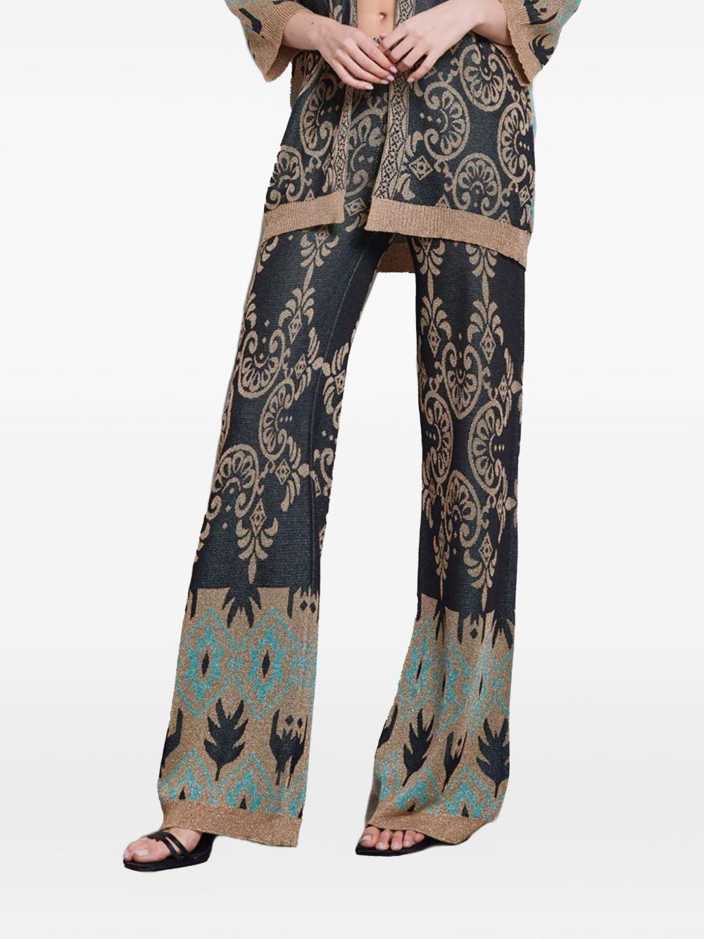 Pantalone multicolor  fantasia lurex PTKD05089 UNICA AKEP 