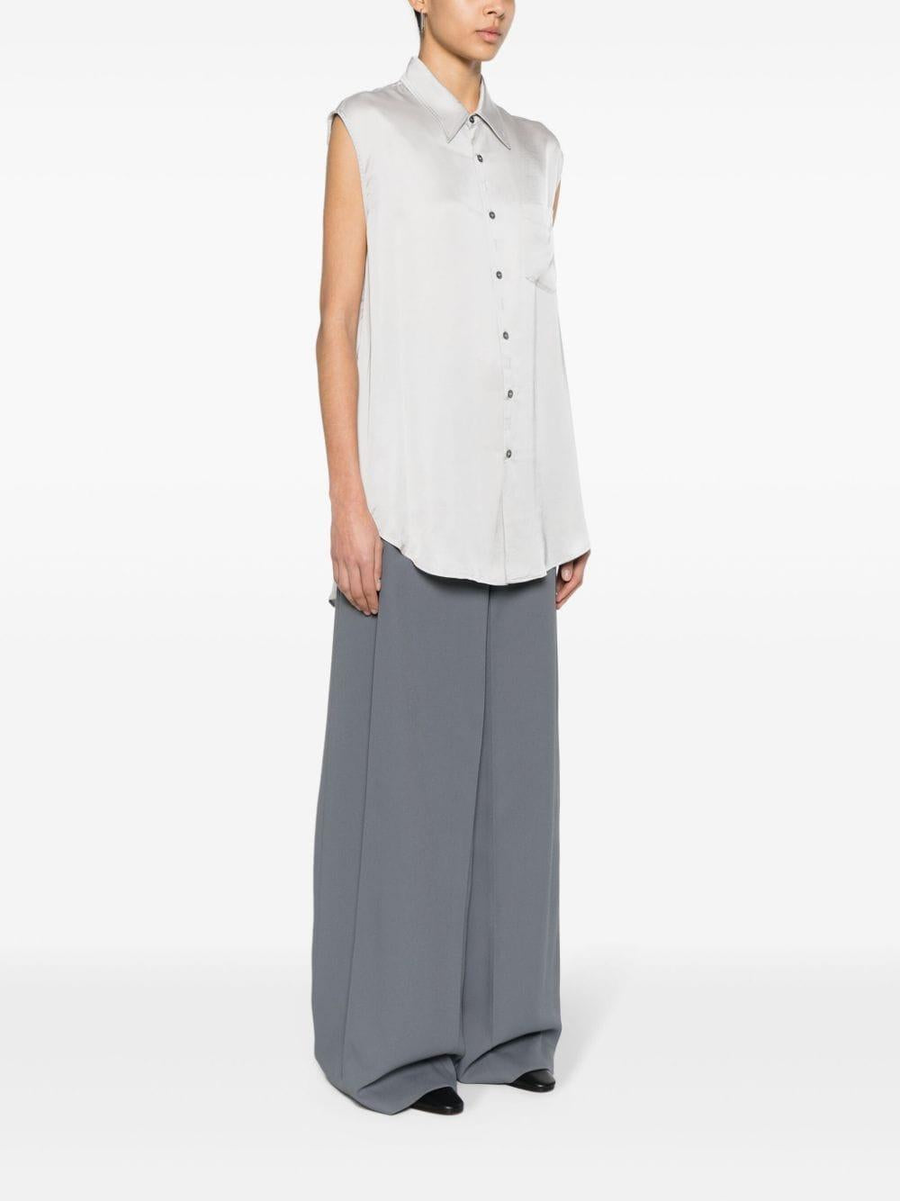 Camicia bianca giro maniche S62DL0092S54450 801 MM6 MAISON MARGIELA 