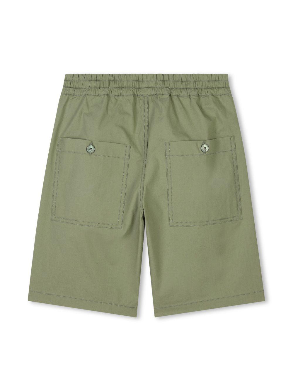 Bermuda verde cargo H30717 634 GIVENCHY KIDS 