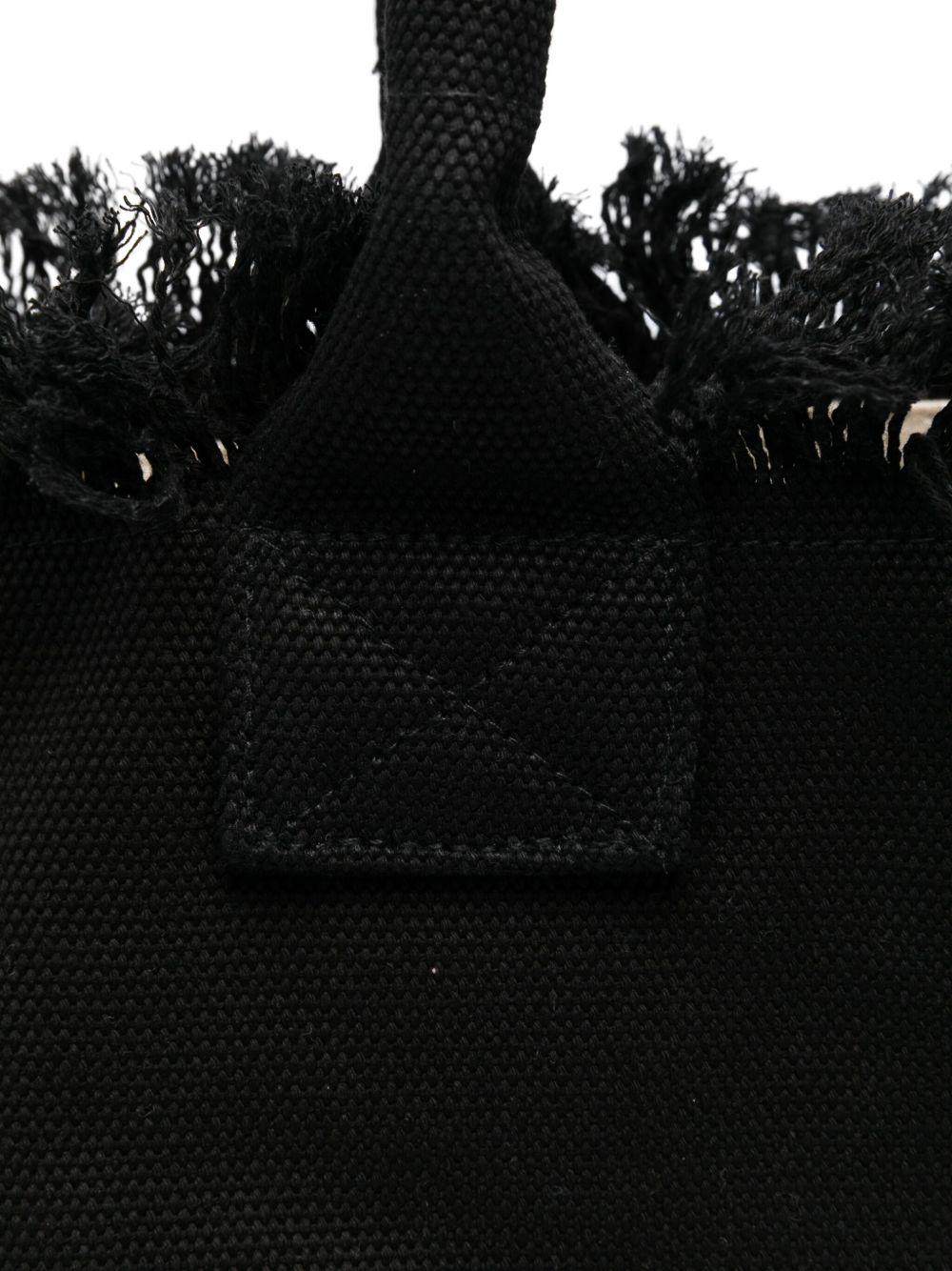 Borsa vanity nera in tela con logo strass VANI001 04047H MC2 SAINT BARTH 