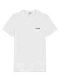 White mini chest logo t-shirt