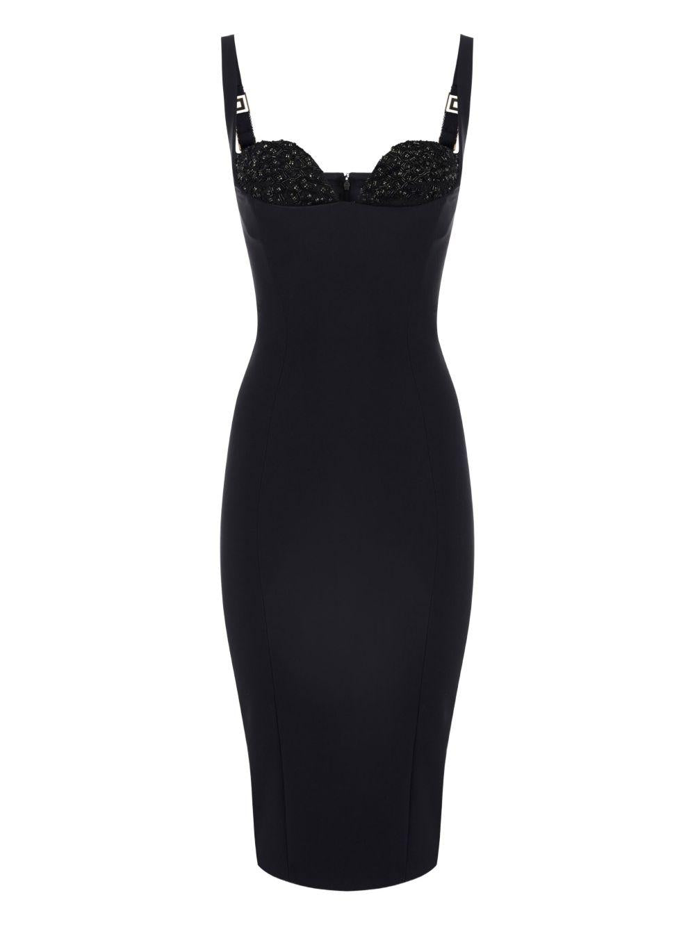 Abito Midi con Perline AB83557E2 110 ELISABETTA FRANCHI 