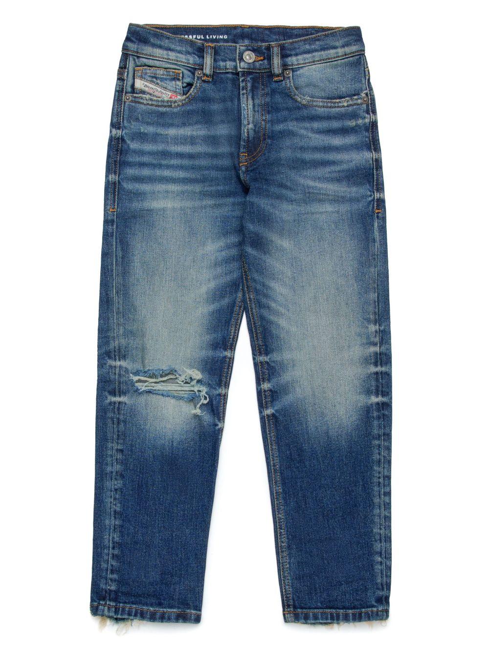 Jeans schierito effetto vissuto J00808KXBPJ K01 DIESEL KIDS 