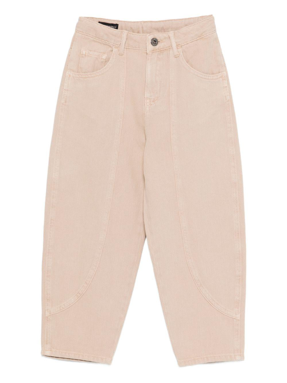 Pantaloni in cotone a gamba larga EB000937AF21782 U6076 EMPORIO ARMANI KIDS 